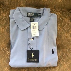 Polo by Ralph Lauren, XL blue Interlock shirt